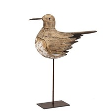 Dekofigur vogel auf fuß - vogel,