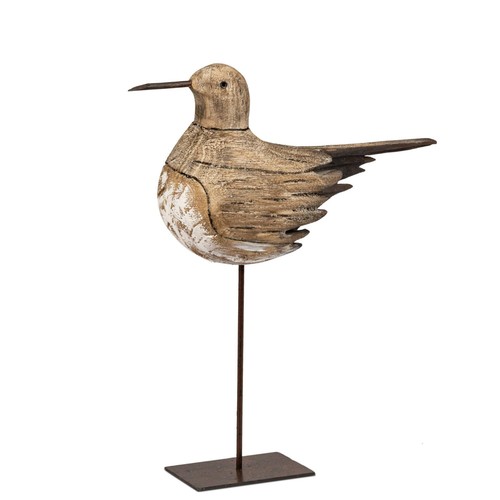 Dekofigur vogel auf fuß - dekofigur,