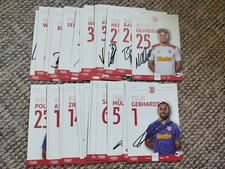28 AK JAHN REGENSBURG 2025/2026 AUTOGRAMMKARTENSATZ 25/26 original signiert