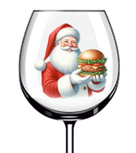 12x bunte weihnachten santa - bunte,