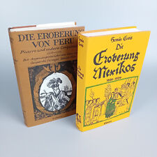 Edition Erdmann Südamerika Eroberung Reiseberichte Konvolut - 2 Bände Maya Inka