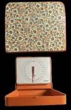 Soehnle Küchenwaage Wandwaage Zuwiegewaage 3 kg orange 70er Vintage Retro Flower