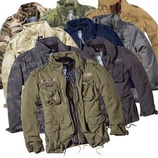 Brandit M65 Giant Herren Jacke Vintage Feldjacke Army Outdoor Parka Futter S-7XL