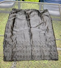 Vintage Unterrock Schwarz Spitze 42 44