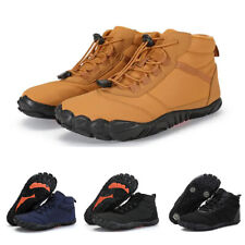 Barfußschuhe Winter Herren Damen Traillaufschuhe Warm Gefüttert Winterschuhe DE