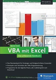 Vba mit excel das - das, umfassende