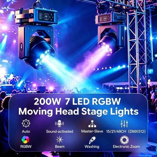 2stücke beam moving head rgbw - moving,