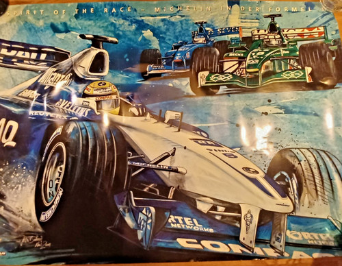 Plakat michelin der formel - michelin,