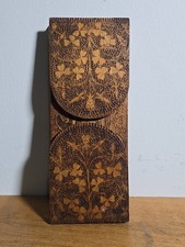 Antiker Pyrographie Holz