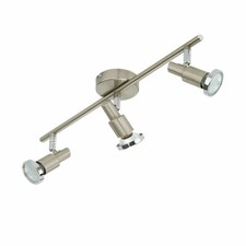 Tween LED-Deckenstrahler, 3x 3 Watt, 750 Lumen, 3000K, IP20, GU10, nickel-matt