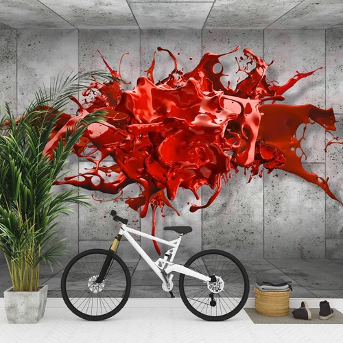 Fototapete farbbombe - 3d,