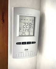 TCM Funk-Uhr Funk-Thermometer