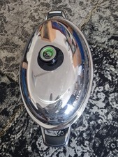 AMC Premium Bräter Oval Fisch Pfanne Topf Hochraumdeckel Induktion   3,5 Liter