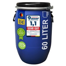 60 L Weithalsfass mit Spannverschluss | IKG Gütezeichen | Universalfass
