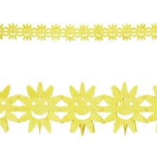 3,5m DEKO SONNEN GIRLANDE /