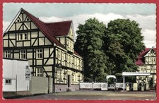 Nordhessen Helsa Gasthof König von Preussen Esso-Tankstelle Juno-Reklame AK