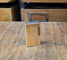 S.T. Dupont Feuerzeug Linie 1 Groß Gold OHNE Gravur. Undicht