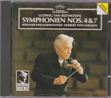 Ludwig van Beethoven: Symphonien Nos. 4 & 7  / Karajan GOLD / CD