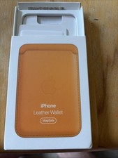 Original Apple MagSafe Leather Wallet Leder  Leerverpackung Leerbox Box Karton