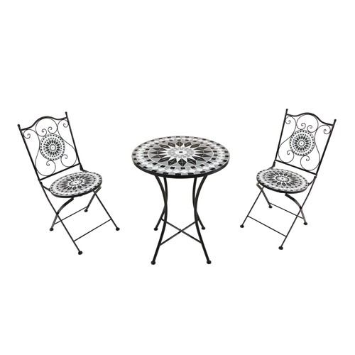 Bistroset teilig mit mosaik - 3-teilig,