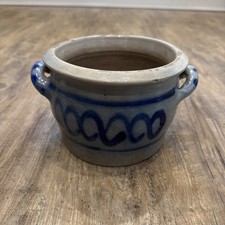 Alter Steingut Schmalztopf