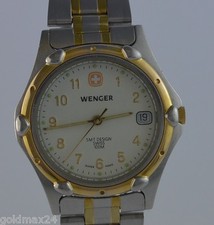 WENGER SMT Design 100m - Swiss made - Herrenuhr / Quarz / Bicolor