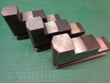 1 Satz = 3 Stück Bison Bohrbacken hart für Drehfutter 400; 145 x 36 x 92 mm