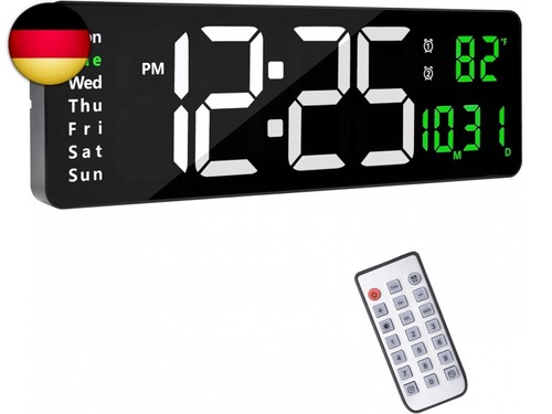 Wanduhr digitale groß - 16'',