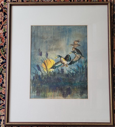 Gemälde aquarell signiert von - aquarell,