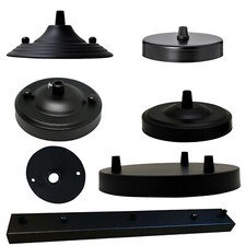 Schwarz Lampen Baldachin