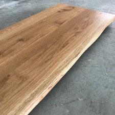 Tischplatte Platte Eiche Massiv Holz NEU Tisch Brett Leimholz mit Baumkante ! 
