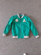 CARS Jeans Junior Collegejack Blouson Jacke  Grün Gr, 14 164 Neu