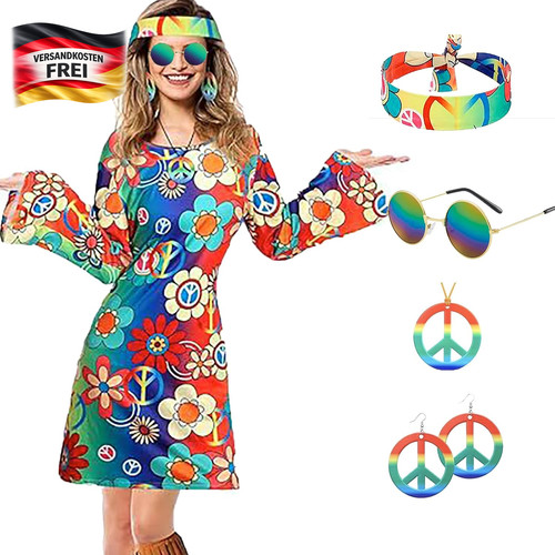 Hippie kostüm damen - hippie,