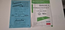 Programmheft 1.FCUnion Berlin Oberliga 2005/2006 Union-Falkensee ,Neustrelitz