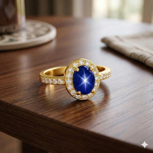 Blauer stern saphir - stern,