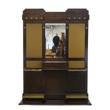 Flur-/Wandgarderobe antik um