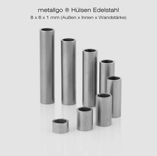 Edelstahl Distanzhülsen, ohne