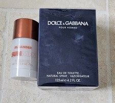 Dolce & Gabbana Pour Homme 125ml  Eau de Toilette+Jil Sander Sunmen Deostick OVP