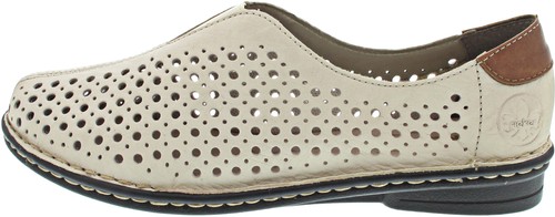 Rieker damen slipper beige - rieker,