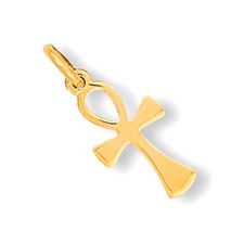 Gelbgold Ankh Kreuz British