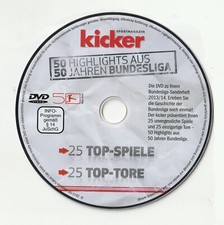 DVD, Beigabe zu Kicker, Bundesliga-Sonderheft 2013/14 "50 Jahre Bundesliga"