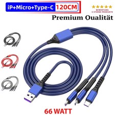 1,2m 3in1 Multi USB Ladekabel