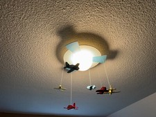 Philips - Kinderzimmer Deckenleuchte Avigo, E27, Flugzeuge