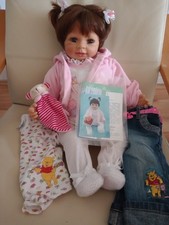 Künstlerpuppe Jennica von Monika Gerdes mit Zertifikat