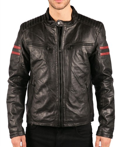 Herrenjacke 100 echtleder - herrenjacke,
