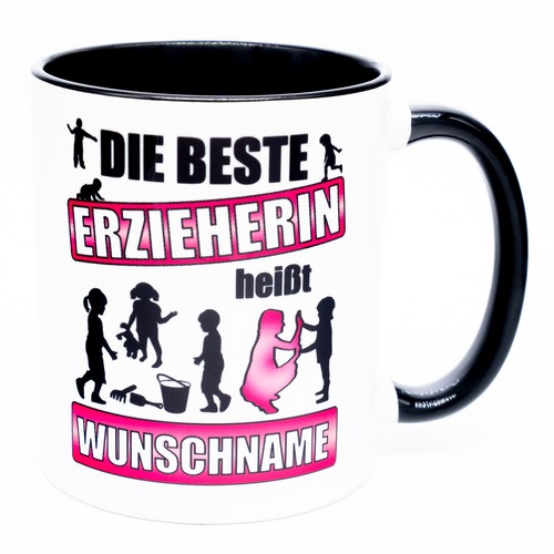 Erzieherin tasse mit name - erzieherin,