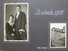Old photo album from 1937