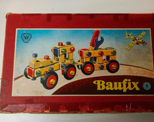 Baufix, Konstruktionsspielzeug, Holz, ab 3 Jahre mit Anleitungen