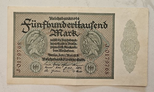 Reichsbanknote 500 000 mark - reichsbanknote,