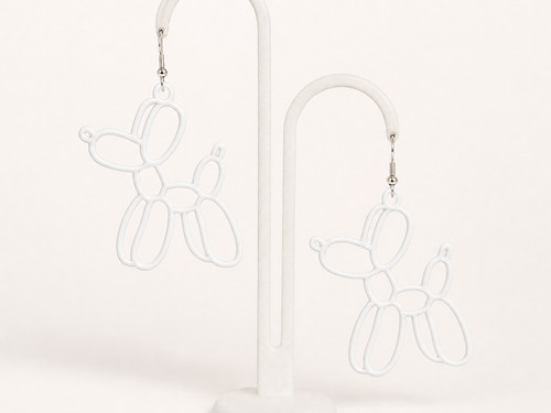 Hunde ohrringe ballon bunt - ohrringe,